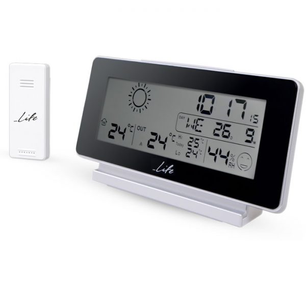 LIFE WES-200 Weather station with wireless outdoor sensor,clock& alarm function