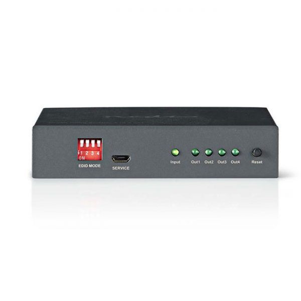 NEDIS VSPL3404AT HDMI Splitter, 4-port - 1x HDMI, input | 4x HDMI ouput