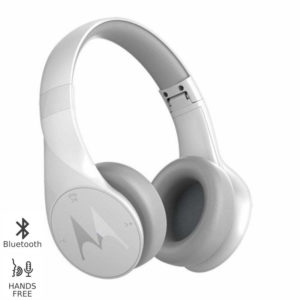 Motorola PULSE ESCAPE Λευκά Ασύρματα Bluetooth Οver Εar Ακουστικά Hands Free