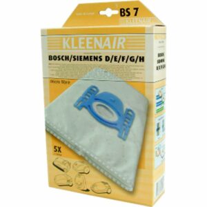 Kleenair BS7 Σακούλες Σκούπας 5τμχ Συμβατή με Σκούπα Bosch / Siemens 34561