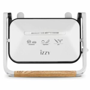 Izzy IZ-2013 Τοστιέρα για 2 Τοστ 1300W Λευκή 224145