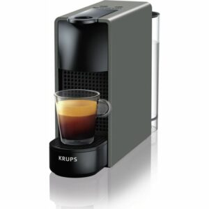Krups XN110BV Essenza Mini Καφετιέρα για Κάψουλες Nespresso Πίεσης 19bar Grey